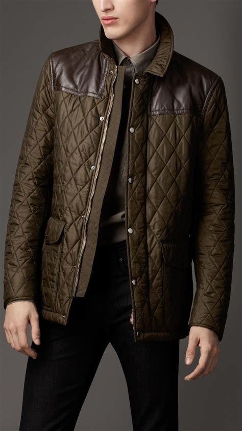 burberry quilted jacket mens ebay|Burberry men's winter jacket.